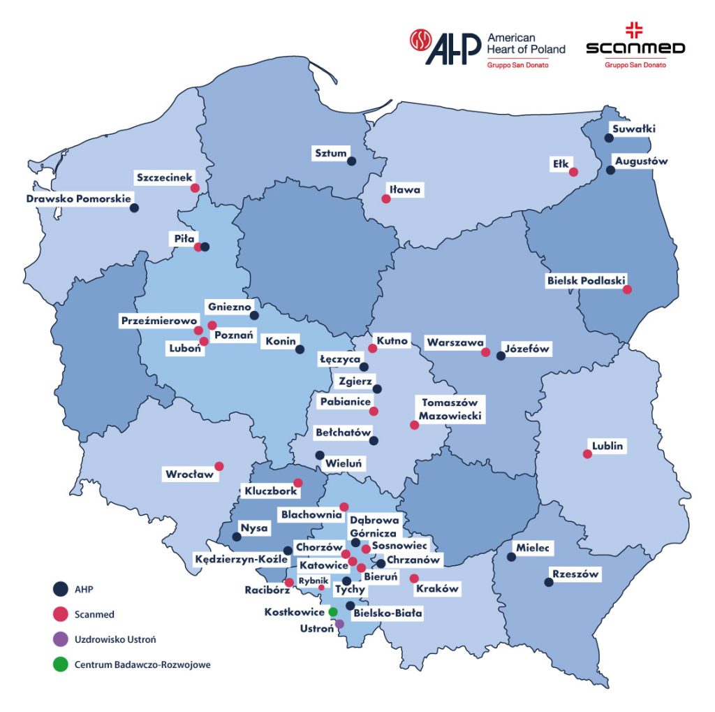 Mapka 2026 AHP Scanmed 07.10.2026 na stronę