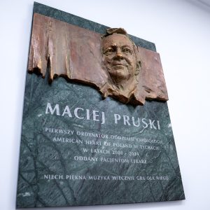 Upamiętnienie śp. Macieja Pruskiego